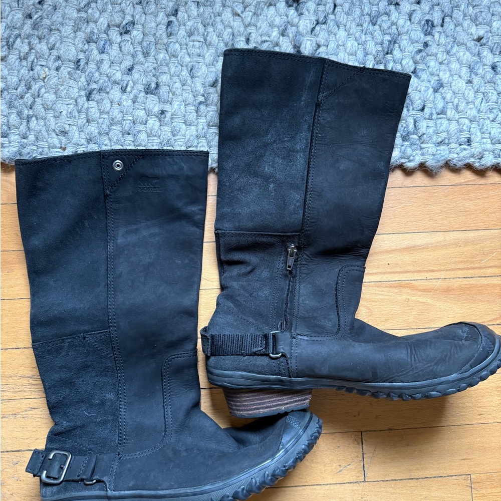 Sorel Leather Waterproof Winter Boots
